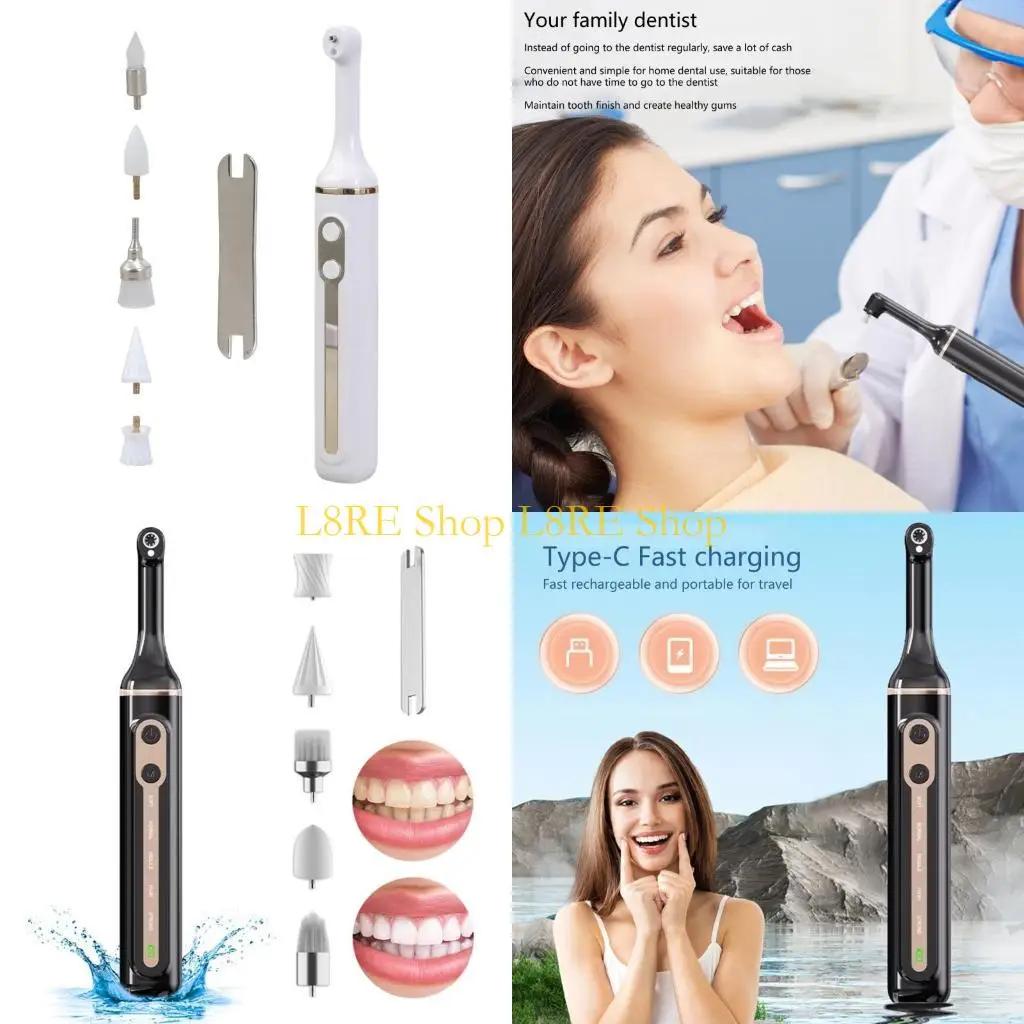 

L8RE Электрический зубной лак, набор электрических зубьев, набор для очистки инструментов для очистки