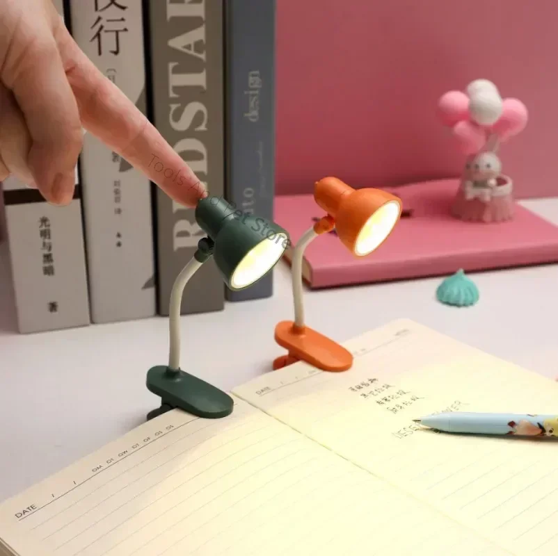 Mini Book Light Foldable Table Desk Book Reading Lamp for Home Room Computer Notebook Laptop Night Lights Eye Protections Lamp