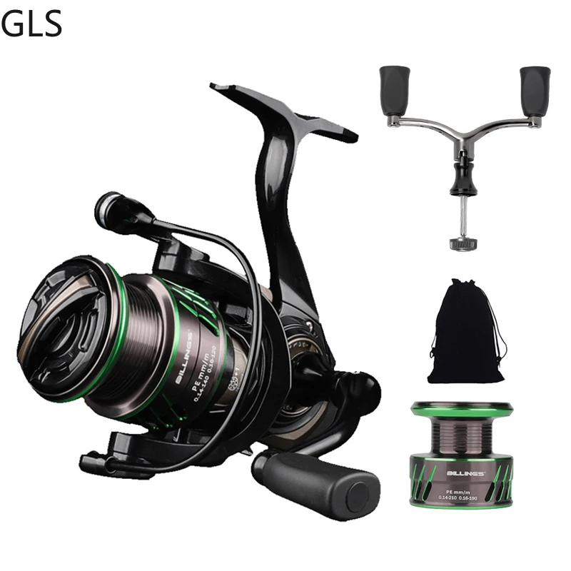 

Left/Right Interchangeable 8kg Max Drag Fishing Reel Gear Ratio 6.4:1 High Speed Carp Spinning Fishing Wheel casting reel