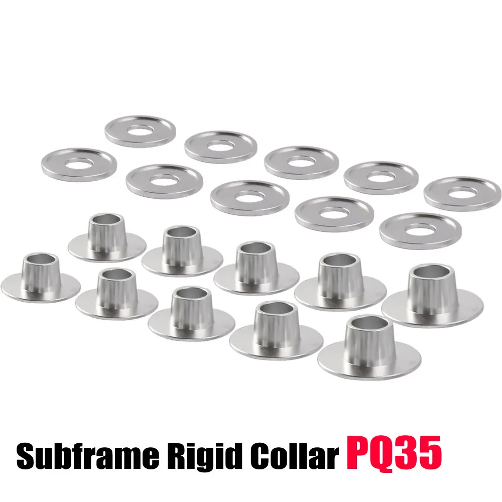 Subframe LOCKUP ALIGNMENT KIT Rigid Collar Bushing SET For VW Golf MK6 Sagitar Touran Skoda Octavia Seat Leon PQ35 Aluminum