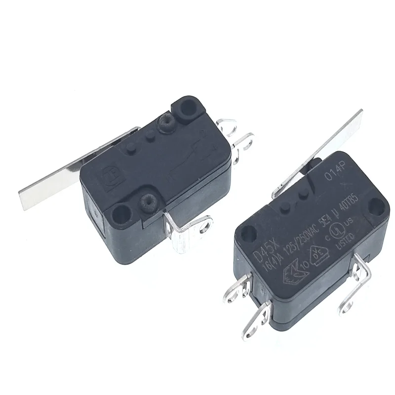 1pcs ZF  D45X Micro Switch Cherry High Current 16A Normally Open Normally Closed limit stroke with straight handle 26.7mm