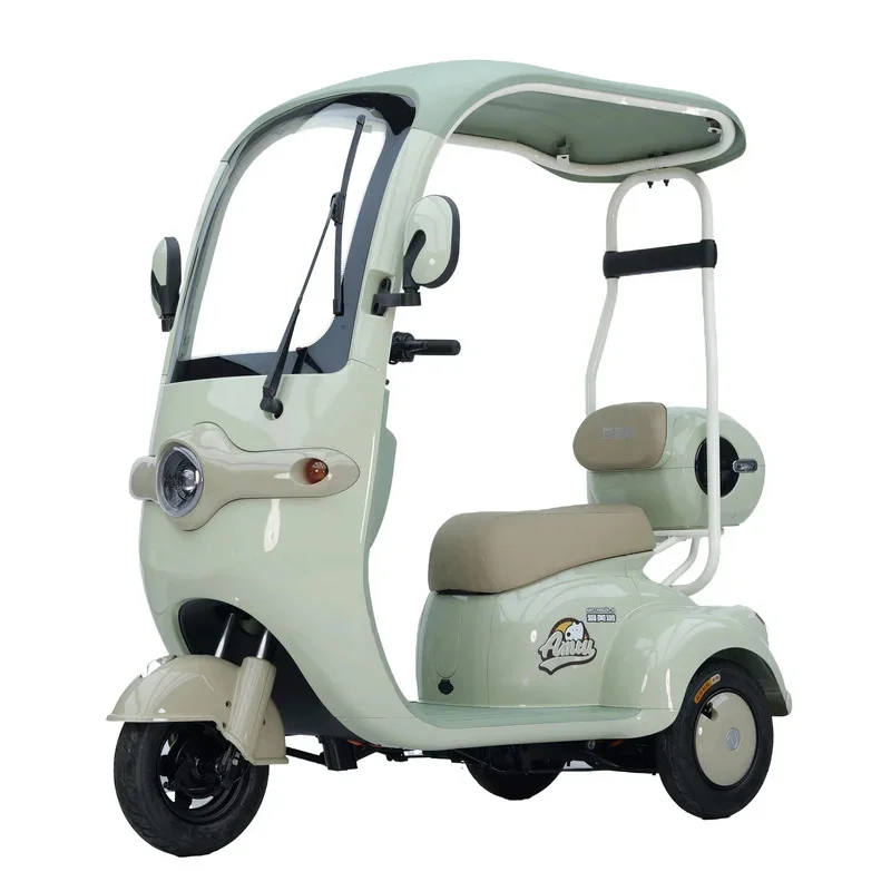 Urban Commuting Adult Electric Tricycle Thickened Frame Poweul Motor Green Energy Recreational Battery Operated Trike Open