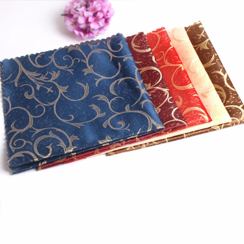 10Pcs/Set Jacquard Table Napkins 48x48cm Cloth Napkins Handkerchief Wedding Table Decoration Home Textile Hotel Table Napkin