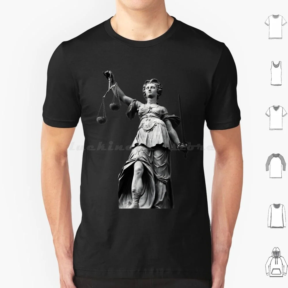 Lady Justice – Themis – Law – Lawyer T Shirt Big Size 100% Cotton Law Lawyer Duty Lady Justice Themis Justice Judiciary Court
