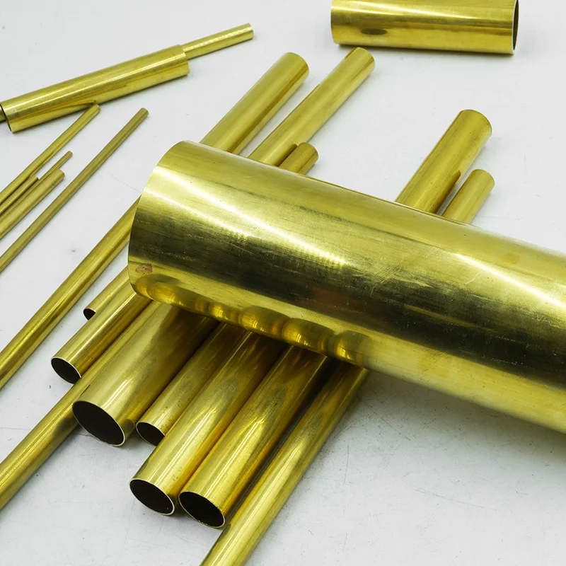 1pc Length 100 200 500mm Brass Alloy Tube Round Brass Pipe Straight OD 2 3 4 5 6 7 8 9 10 11 12 13 14 15 16 17 18 19 20 21-45 mm
