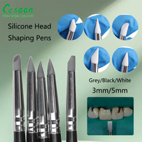 Dental Shaping Silicone Resin Brush Pens For Porcelain Teeth Tool Adhesive Composite Cement 5mm Head Soft Art Brushes Dentistry