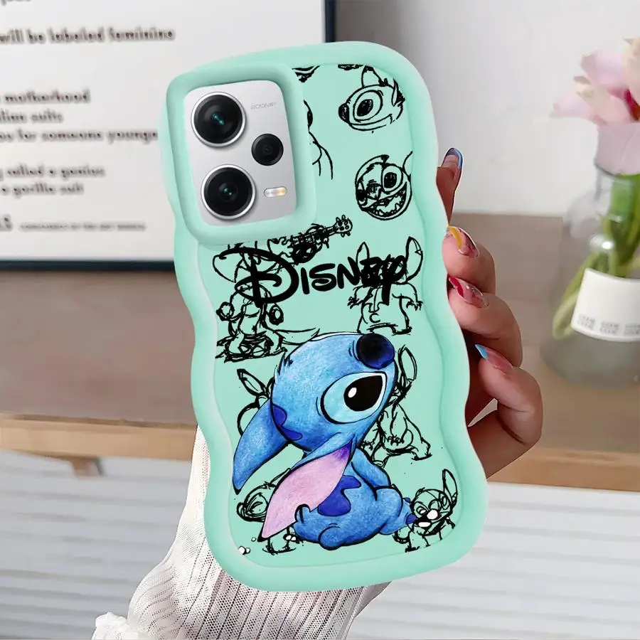 Disney Cute Stitch Custodia per Xiaomi Redmi 10C 9C 10A A3 A5 12C 8 A1 A2 Plus 13C 14C Custodia morbida per telefono