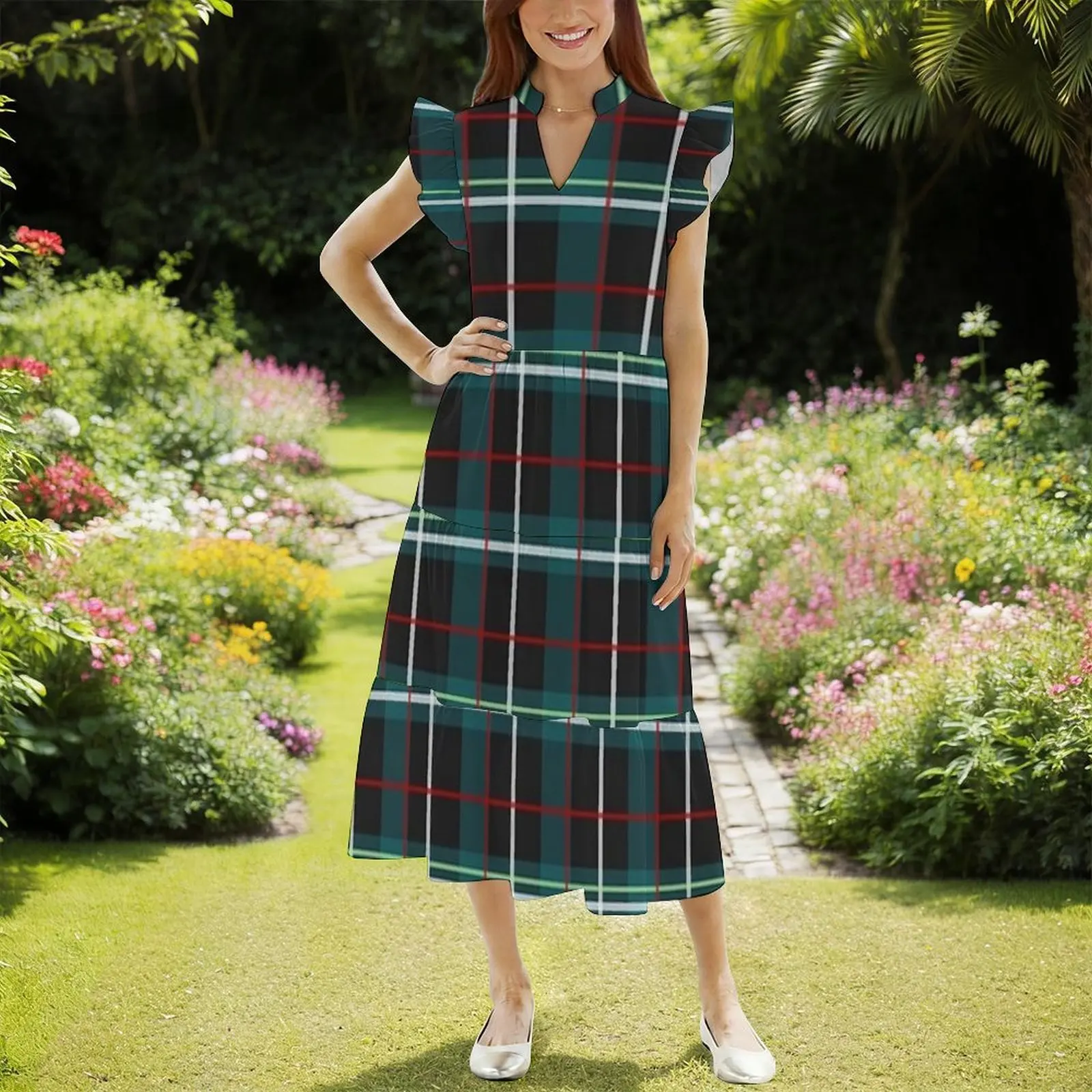 Frankie Stein First Wave dress pattern V-neck dress chic vacation travel dress holiday travel dress for juniors new season 2026