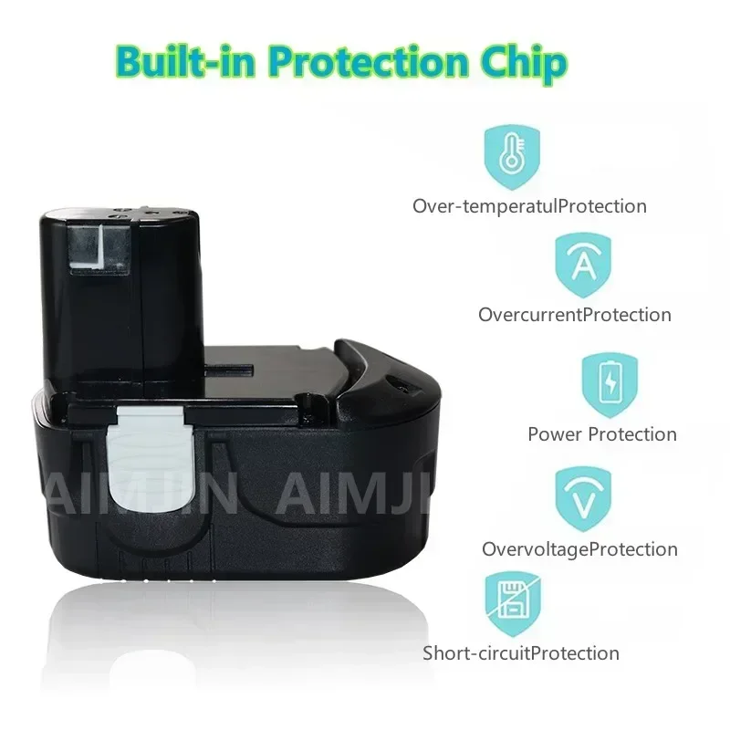 2026 4.8Ah 18V Ni-CD استبدال البطارية لشركة هيتاشي أداة السلطة الحفر EB1820 EB1812 EB1814 BCC1815 EB1830H EB1833X EB18B #5