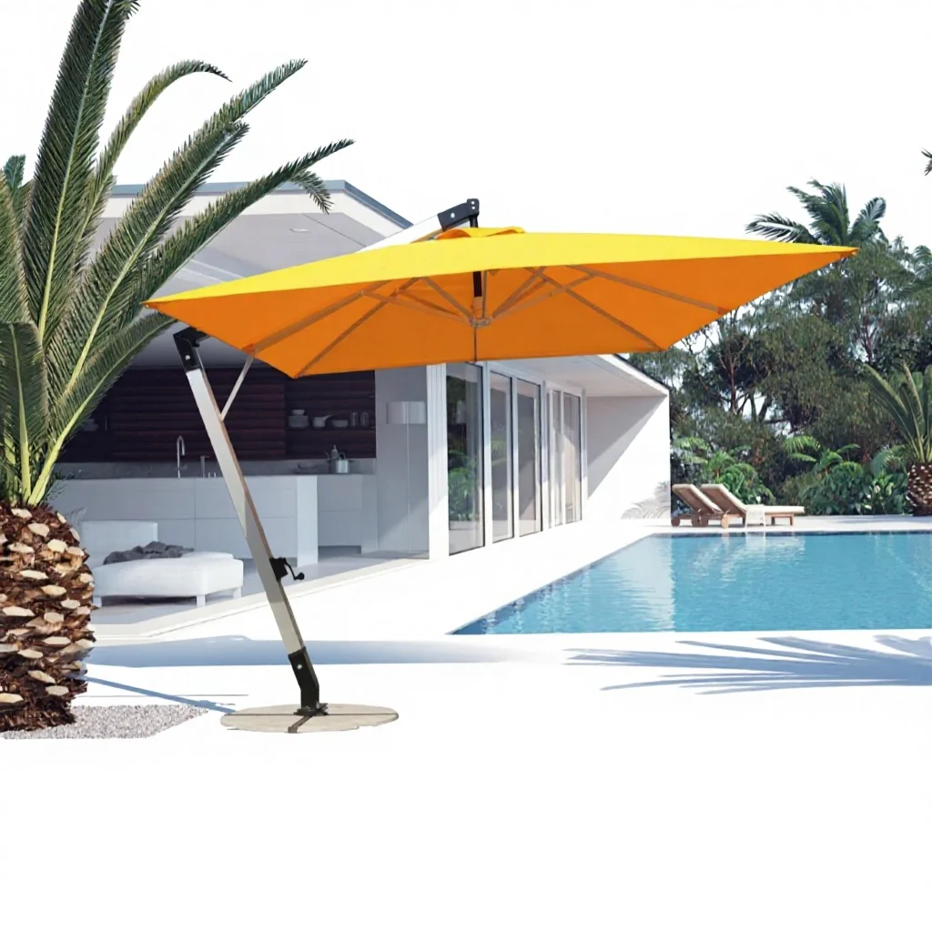 

Промышленный тент-навес для кейтеринга и фермерских хозяйств, ручной, с защитой от УФ-излучения, с соломенной крышей, очень большой, из полиэстера, с 8-спицевым каркасом из сплава, в форме зонта