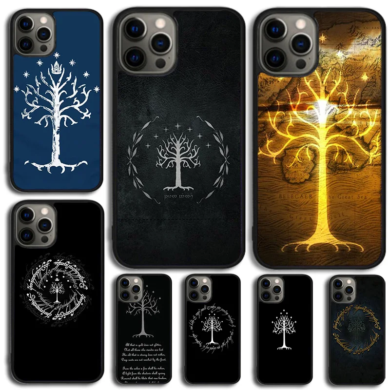 Tree Of Gondor Lotrs Phone Case For iPhone 16 15 14 13 12 Mini 11 Pro Max Plus X XS Max XR Cover Shell coque