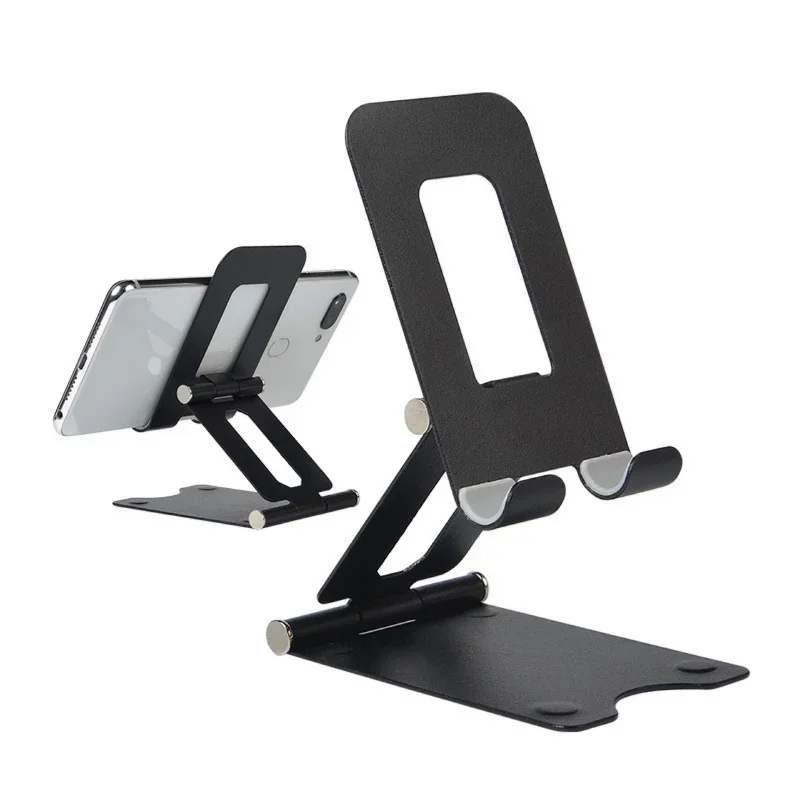 Metal Desktop Tablet Holder Table Mobile Foldable Extend Support Desk Cell Phone Holder Stand for IPhone IPad Adjustable Stands