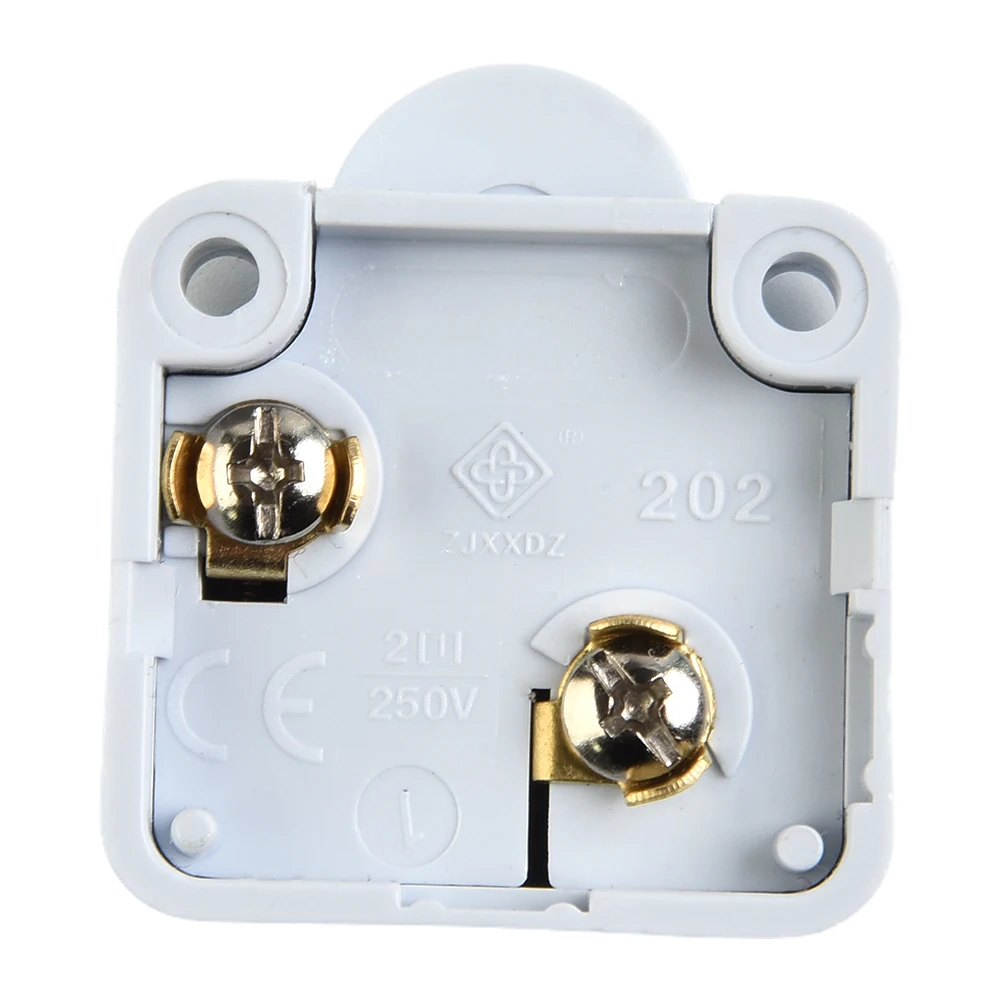 Gate Switch Pantry Switch Indoor Outdoor Electrical Light Self-reset White Cabinet Door 4pcs For Cupboard  Gate