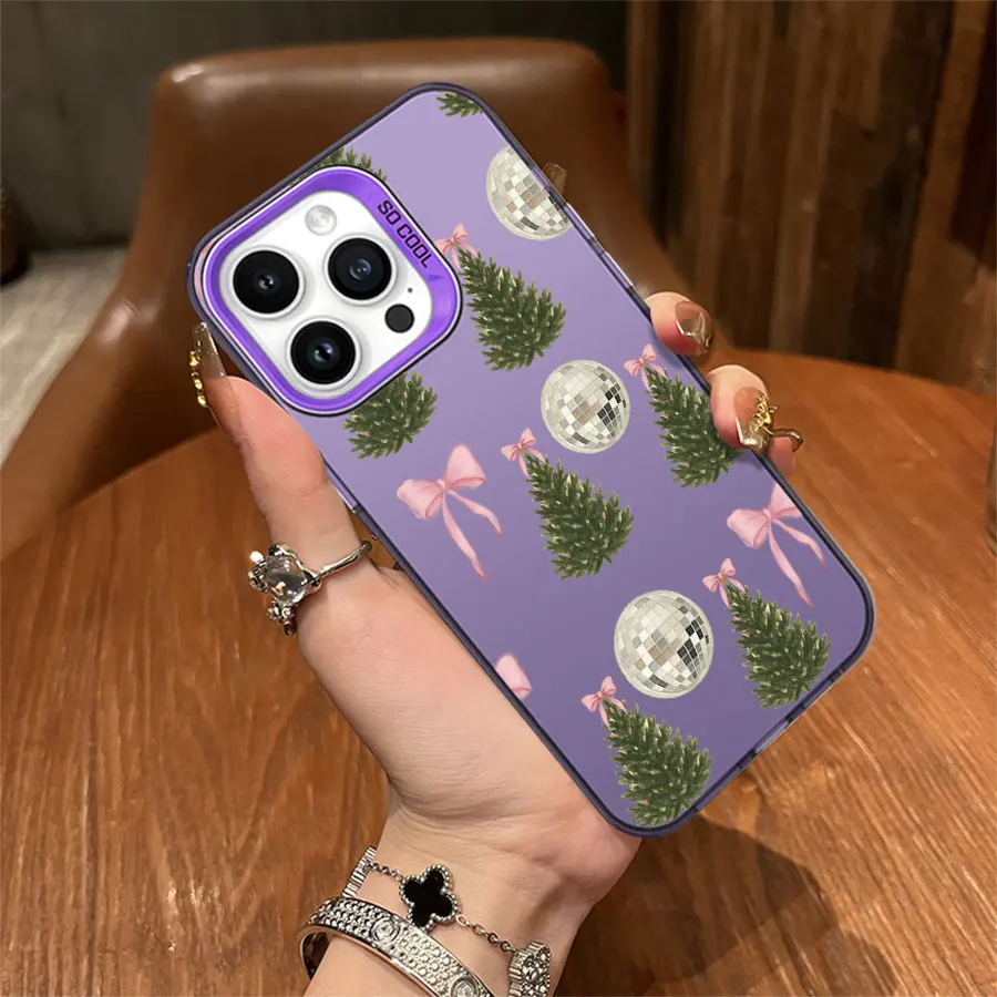 크리스마스 트리 리본 아이폰 17에서 11 프로 맥스 플러스용