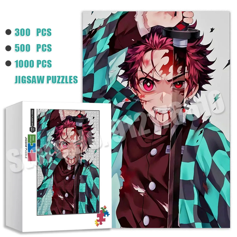 

Пазл «Убийца демонов», 1000/500/300 шт., Камадо Танджиро, игра-головоломка, сборка, игрушки-головоломки, детский подарок, домашние игры, игрушки