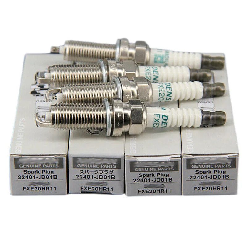 4Pcs New Iridium Spark Plugs For Nissa-n NV200 Altima Sentra Cube Versa OEM 22401-JD01B