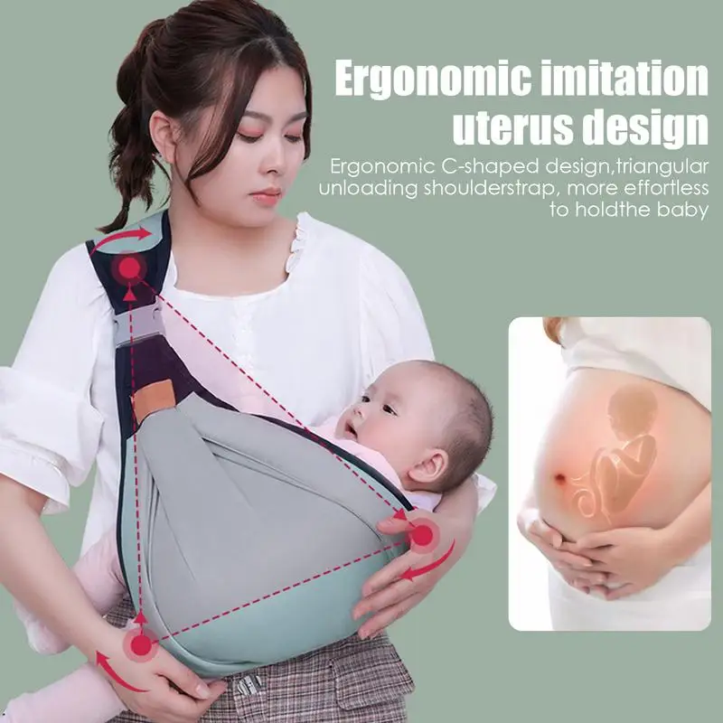 Portabebés transpirable, tela de respiración, portabebés ergonómico, cabestrillo, envoltura para bebé, cuatro estaciones