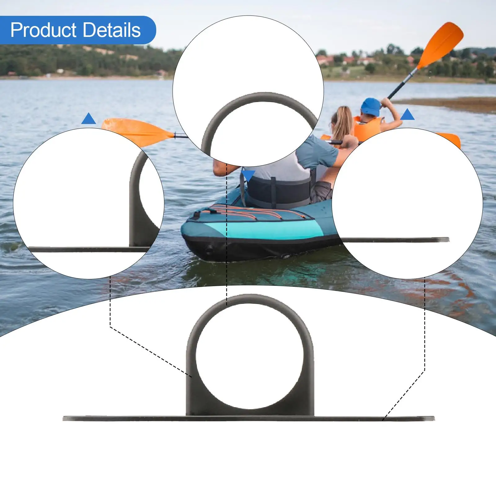 Inflatable Boat Motor Mount Mounting Bracket Replaces Paddleboarding Lightweight Multifunction Inflatable Boat Accessory