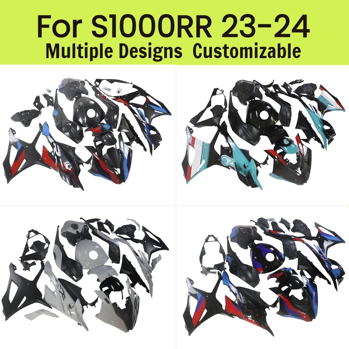 

For BMW S1000RR 2023 2024 ABS Plastic Fairing Kit S 1000RR 23 24 Prime Fairings Injection Motorcycle