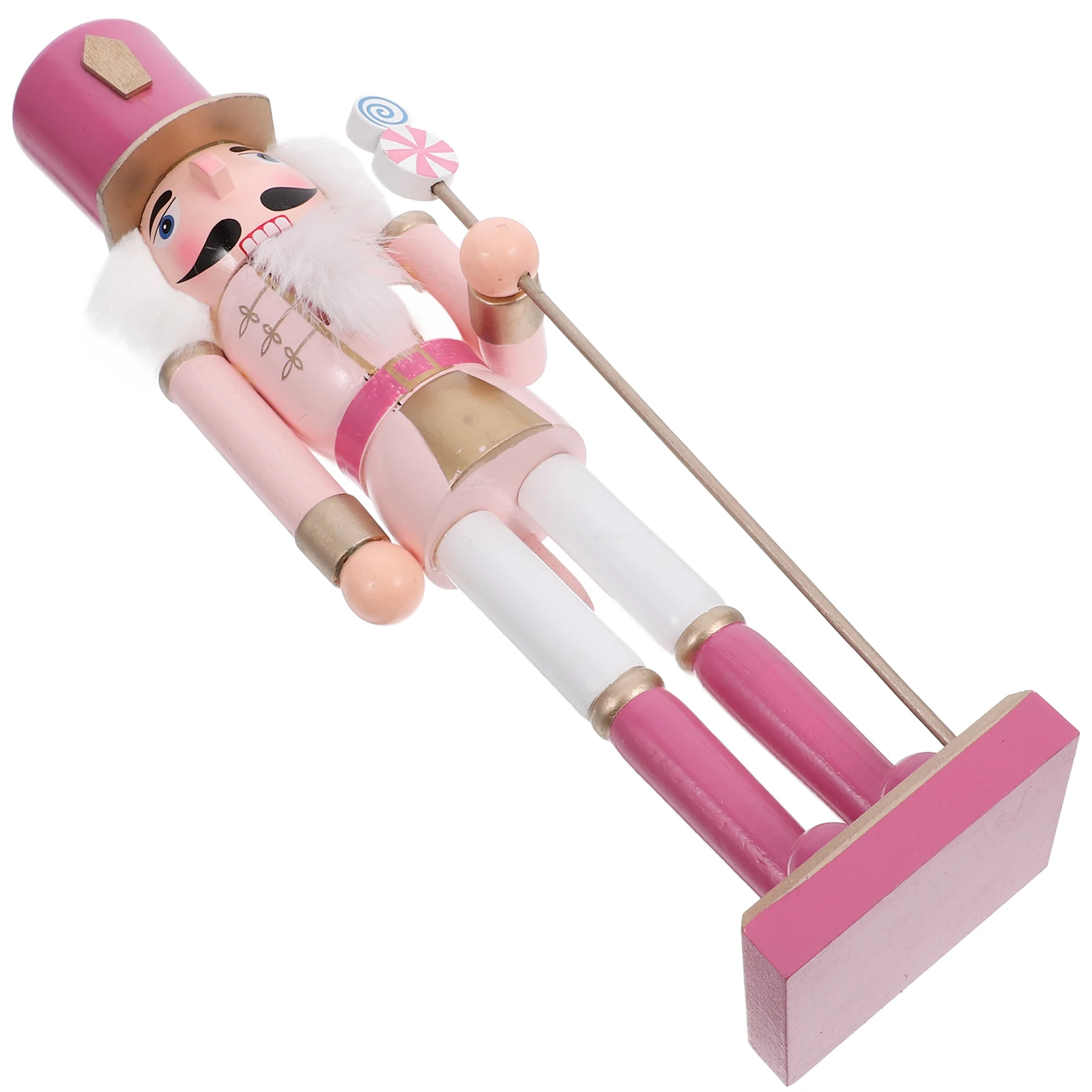 

Christmas Nutcracker Soldier Puppet 38CM Wooden nament Decorations for Home Hotel Party Supplies Christmas Decor