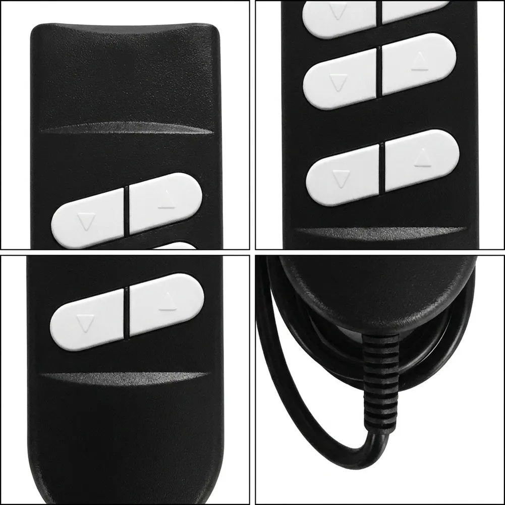 6-Button Hand Controller For Elderly Lift Chair & Electric Bed, 5-Pin With Recliner Switch With Long Cable, For Adjustable Furni