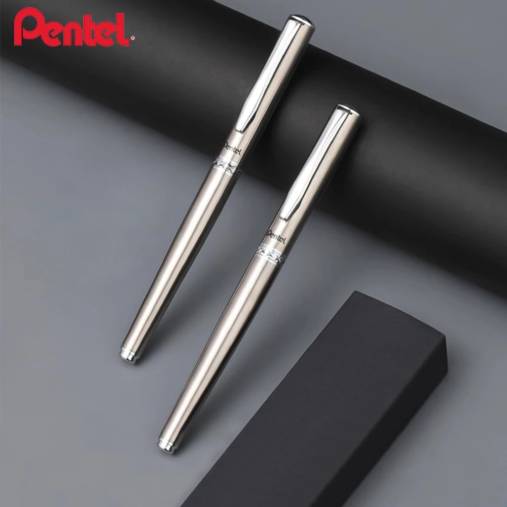 

Японская гелевая ручка Pentel K600, шариковая ручка с металлическим стальным стержнем, 0,7 мм, гладкая, быстросохнущая, черная ручка для подписи, офисные принадлежности, канцелярские принадлежности