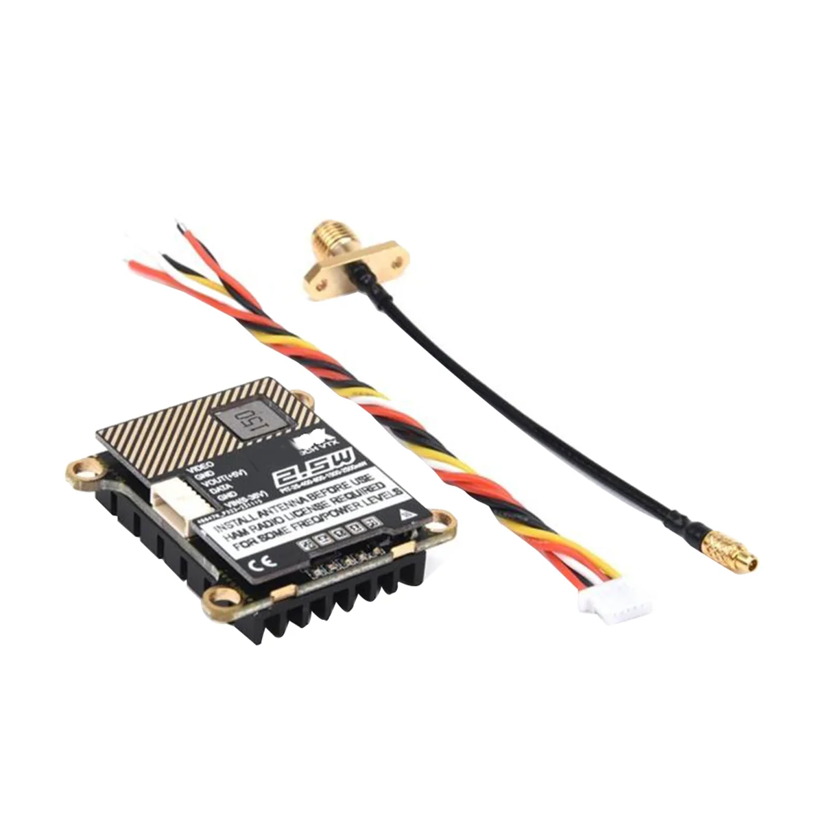 5.8G 2.5W FPV VTX 40CH 2500MW for RC Fixed Wing FPV Long Rang Racing Drone Durable