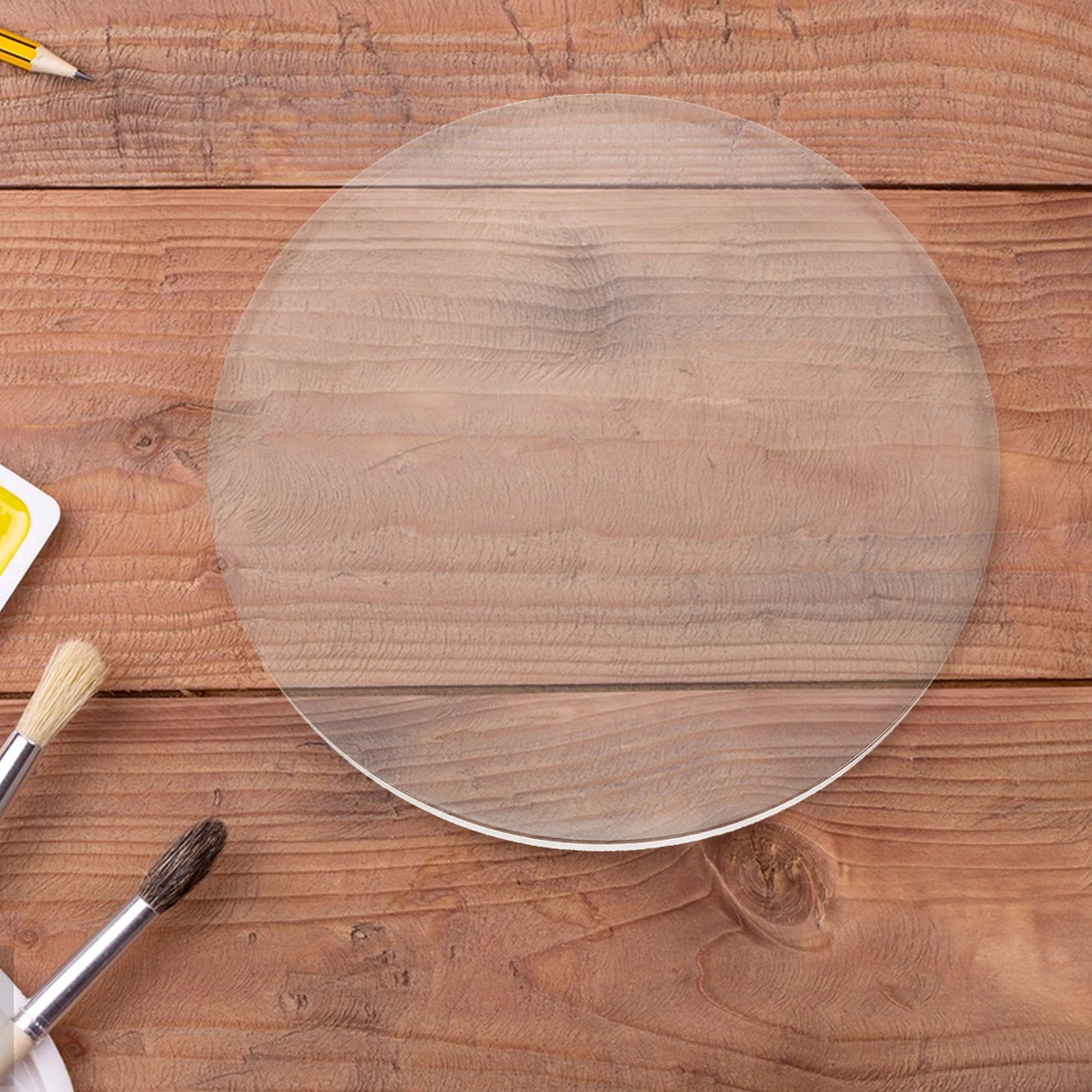 

Round Printing Reusable Transparent Monoprinting Board Diy Arts Crafts Scrapbooking Journaling Card Making Gel Plate For