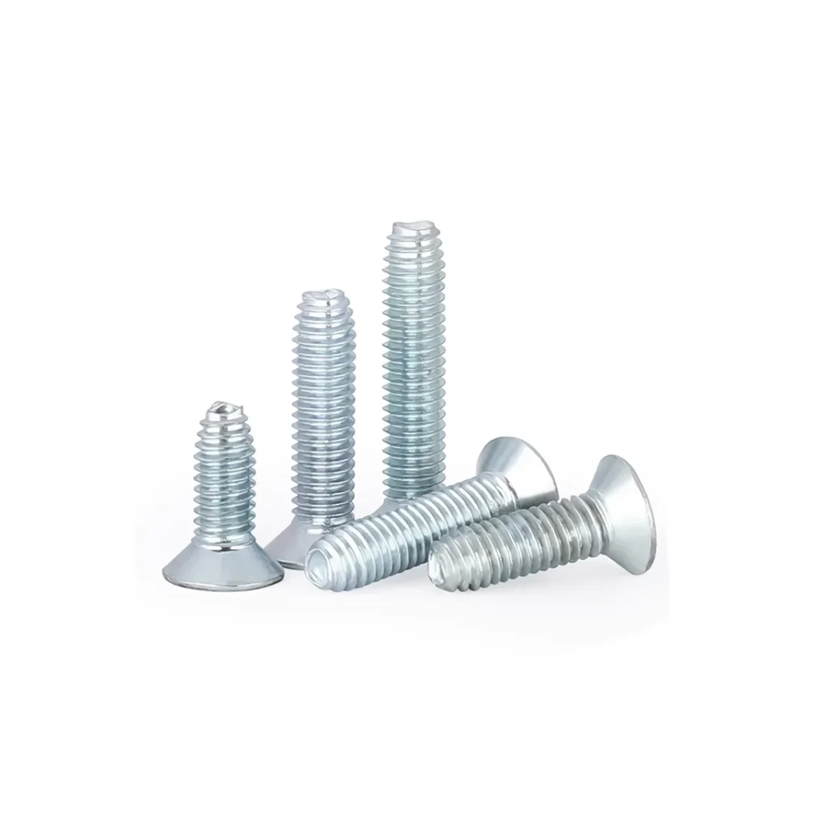 Galvanized Cross Countersunk Triangular Thread Self Tapping Screw/Hardened Flat Head Self-Locking Bolt M3M4M5M6