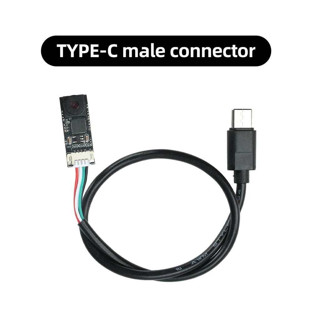 Mini USB Type-C Port Camera Module for ESP32-S3 Development Board Support Window Android System 65 Degrees 720P 1280*720
