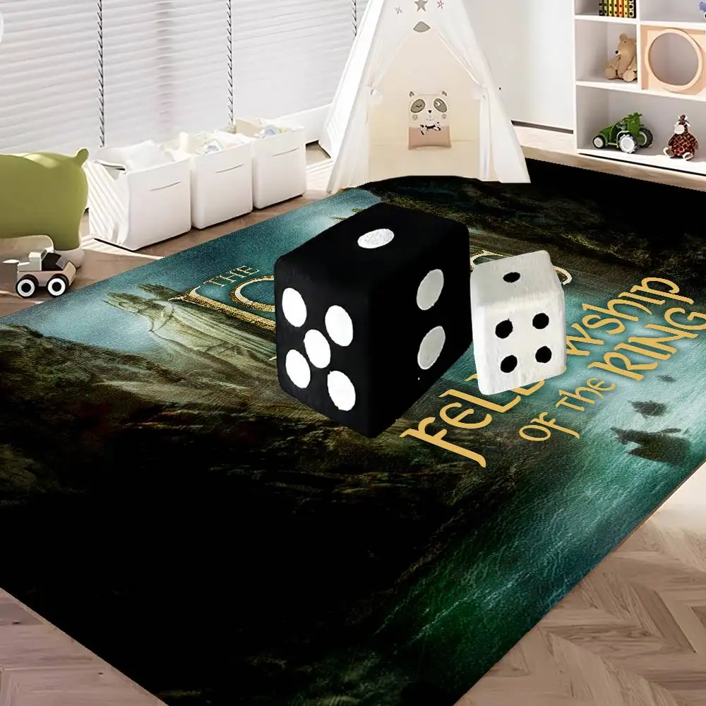 The L-Lord Of The R-Rings Floor Carpet Nordic Style Home Doormat Bathroom-Toilet Mats Bedroom Hotel Decor Mat