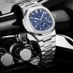 25-13mm Stainless Steel Watch Strap Bracelet Metal With Folding Clasp For Patek Philippe Nautilus 5711 5726 Series Watchband