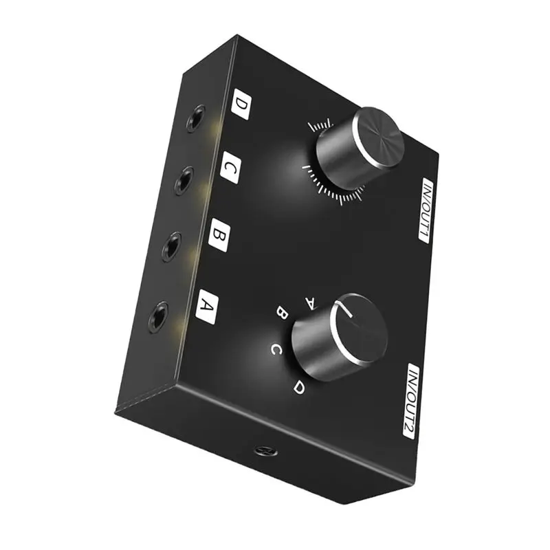commutatore-audio-stereo-a42t-35mm-4-ingressi-2-uscite-splitter-audio-a-6-vie-con-manopola-rotativa-e-regolazione-volume