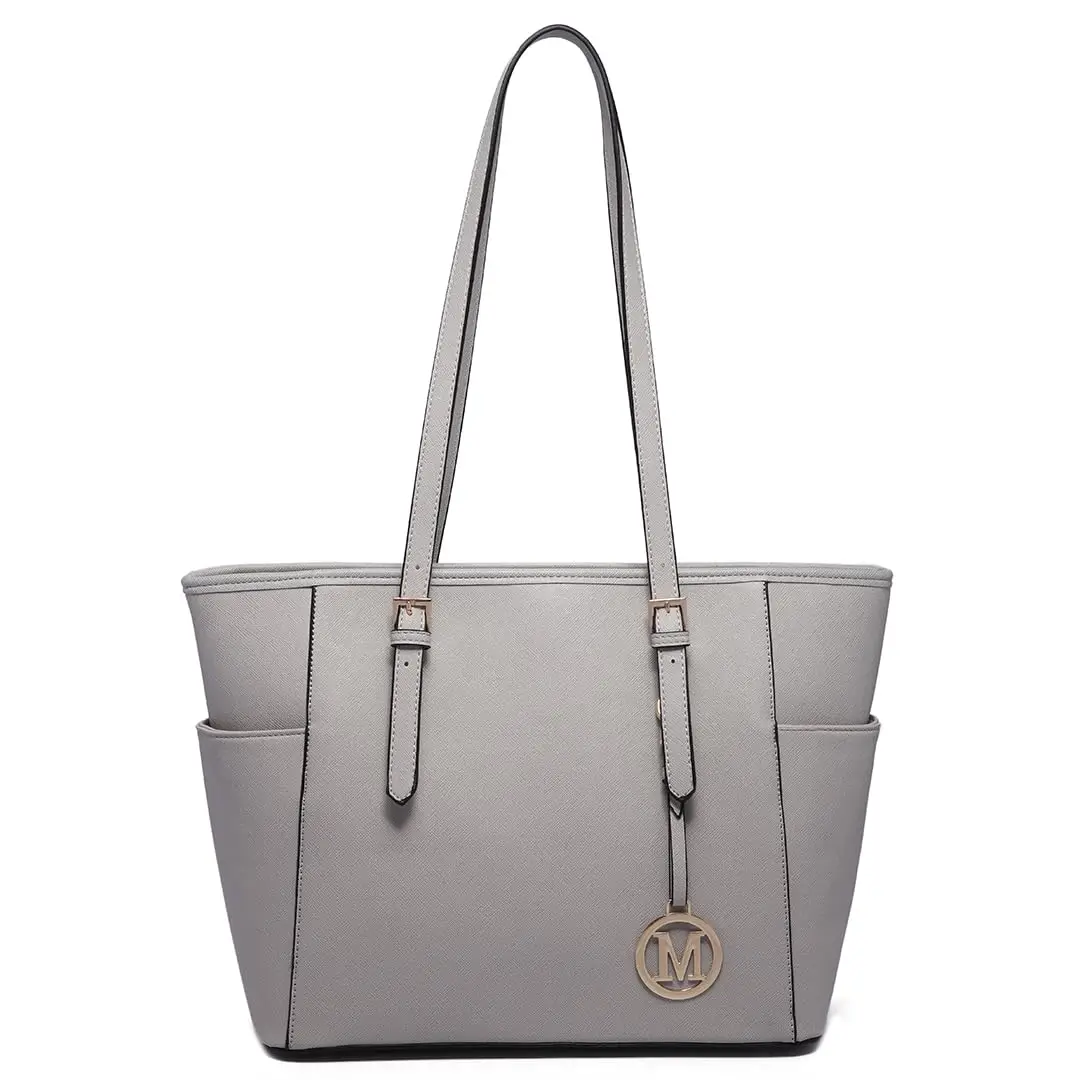 Miss Lulu Handtasche Damen, Große Shopper Tasche, Schultertasche mit verstellbarem Träger,