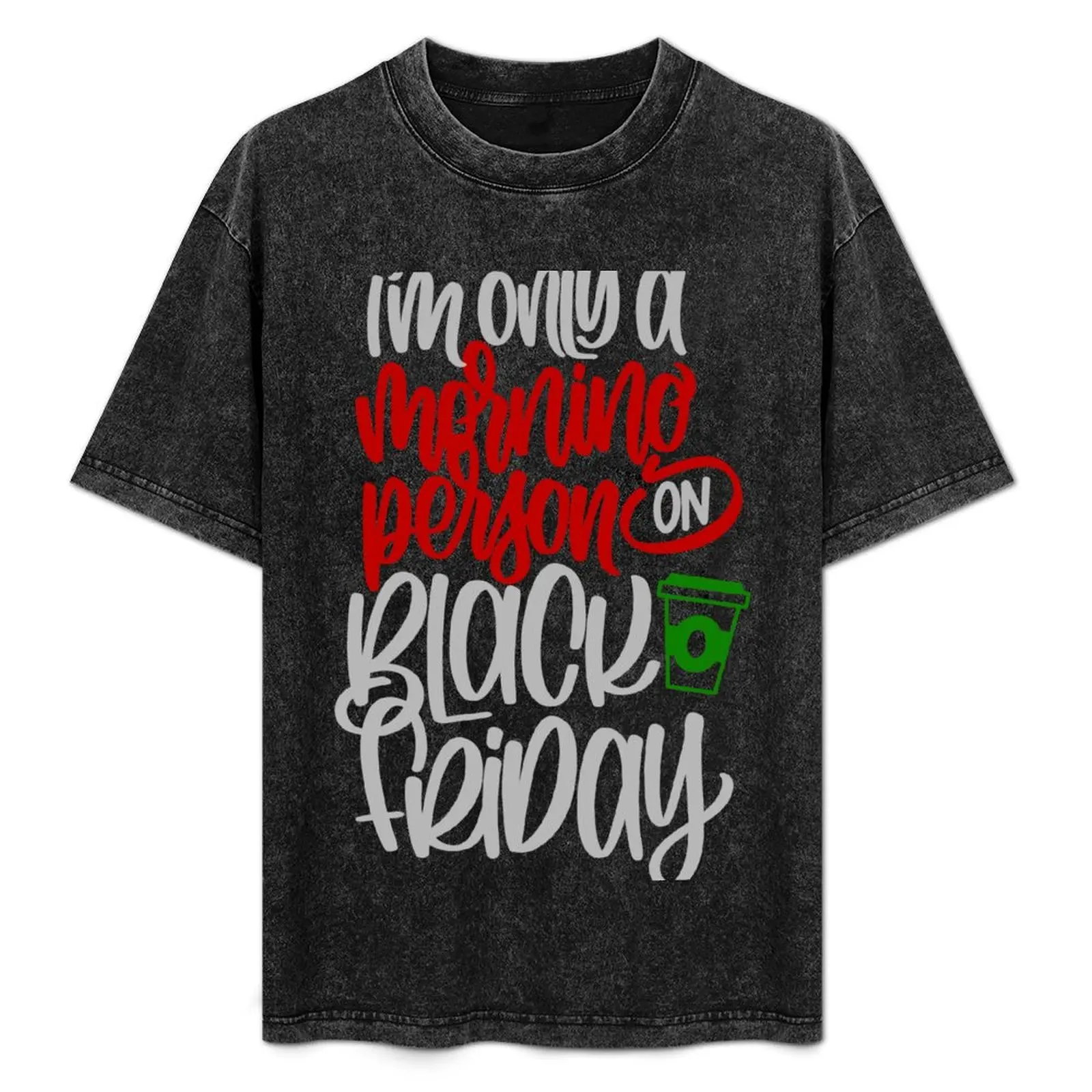 

Morning Person T-Shirt Classic Graphic Short Sleeve Top