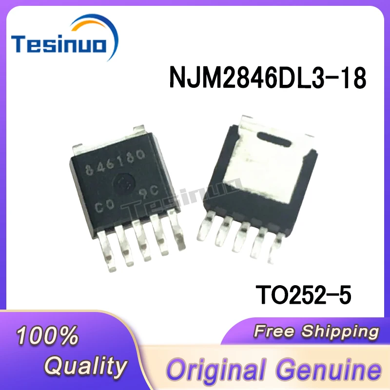 5/PCS New Original NJM2846DL3-18 NJM2846DL3 846180 TO252-5 In Stock