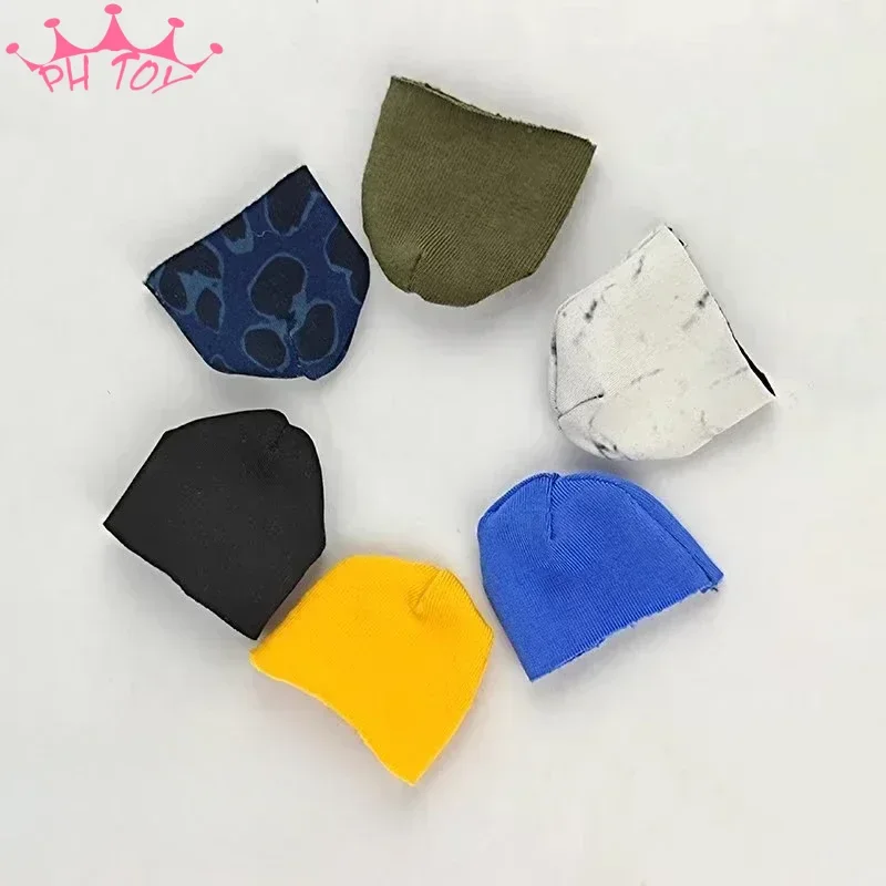 1/6 Scale Male Soldier Trendy Elastic Knitted Hat Multicolour Brimless Cap Model for 12'' Action Figure Doll Accessory DIY