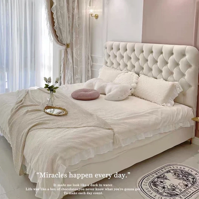 Princess Safe Bed Sleeping Sun Soft Wooden Space Saving Comfortable Cheap Luxury Bed Frame Letto Matrimoniale Patio Furniture