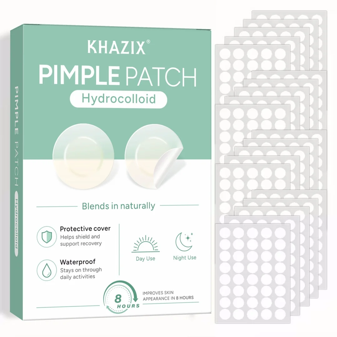 80/200/400Pcs Mini Hydrocolloid Face Patches, Ultra Thin Small Size, Invisible Clear Concealer Stickers, Waterproof Daily Use