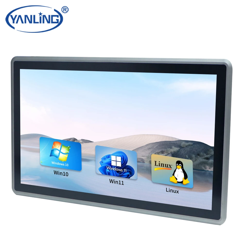 

Easy Install Panel PC Embedded IP65 Waterproof Touch Panel PC With Core I7 8565U Quad Core CPU