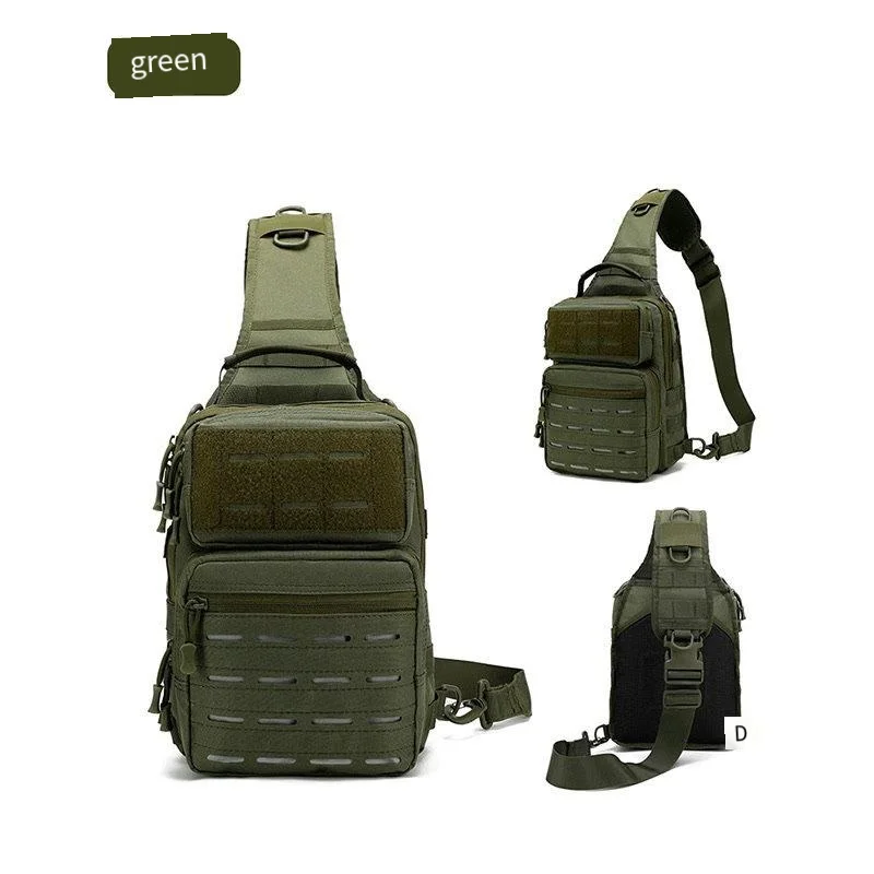 Bolso de pecho táctico para hombre y mujer, bandolera de camuflaje multifunción de gran capacidad, para exteriores