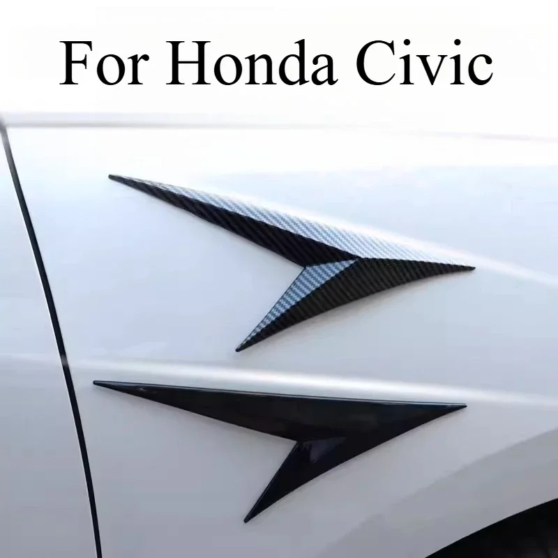 For Honda Civic Car Body Door False Trend Modified Flap Flank General Modified Flap Body Decoration Sticker Accessories view 3