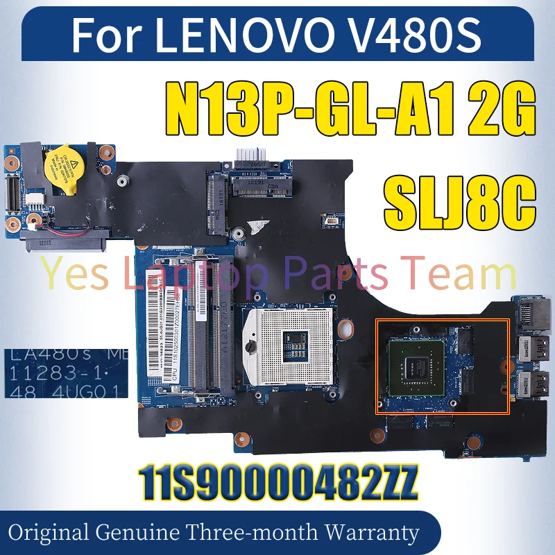 11283-1 For LENOVO V480S Laptop Mainboard 11S90000482ZZ	SLJ8C N13P-GL-A1 2G Notebook Motherboard  Tested