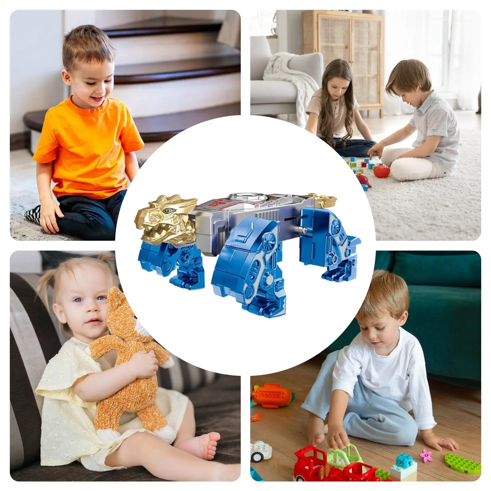 Deformable Creative Mechanical Dinosaur Fingertip Gyros Fidget Toy for Family friends Boys Girls Party Favors