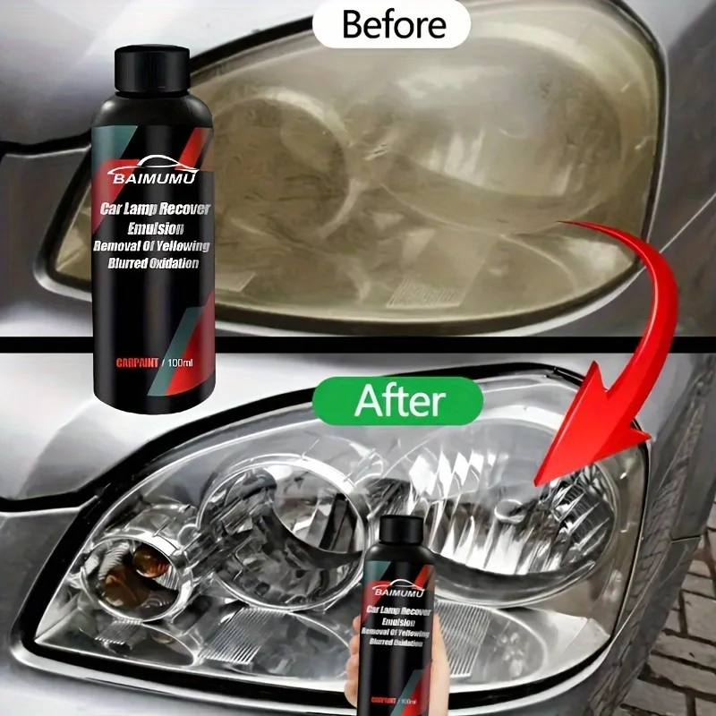 Car Headlight Restoration Polishing Kits Headlamp Repair Kits Car Light Polisher Cleaning Paste Cars Paint Refurbish Agent