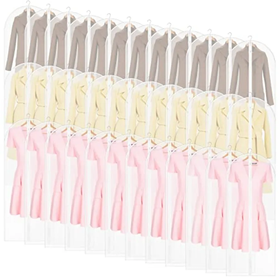 

Set of 36 24 x 60 h HanginGent BaClear Gent Coverlac rotectors for Hangins Storage per t Bag Breaable Cover for Cloin