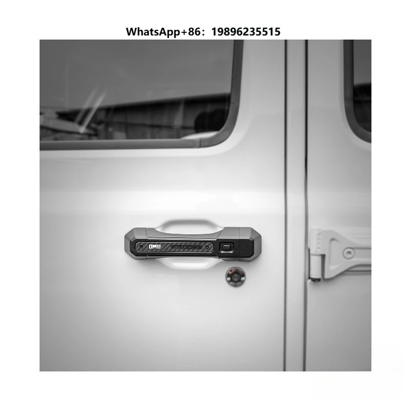 4 Door Aluminum Carbon Fiber Door Handle Cover for  JL 4x4 Accessories