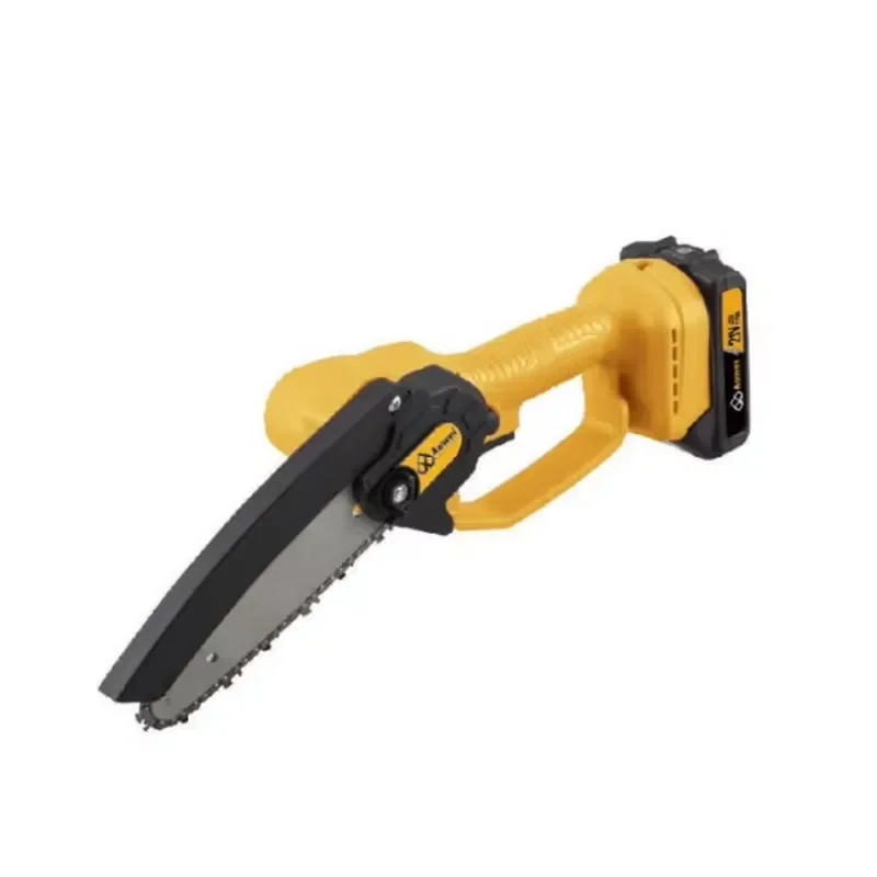 New Design Power Action DC18V Cordless Electric Garden Tool Chain Saw Brushless Tree Branch Chainsaw view 2