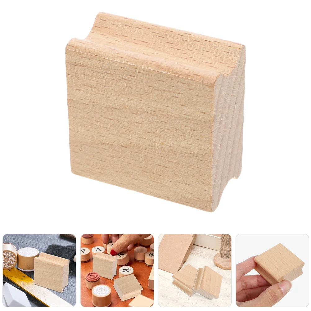 

10Pcs Blank Wooden Stamp Seal Craft Supplies for DIY Scrapbooking Vintage Wood Carving Stamper Blocks Wooden Stamp Seal