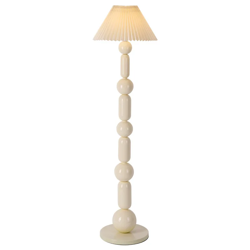 

pleated gourd floor living room advanced sense modern simple bedroom bedside study lamp vertical floor ambient lamp